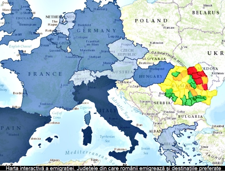Jumătate din populaţia activă din România a părăsit ţara după 1989 !